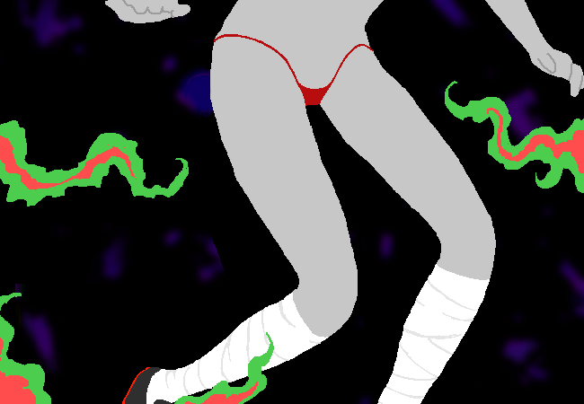 aradia_megido godtier head_out_of_frame image_manipulation maid modtier solo steelcorridor time_aspect undergarments