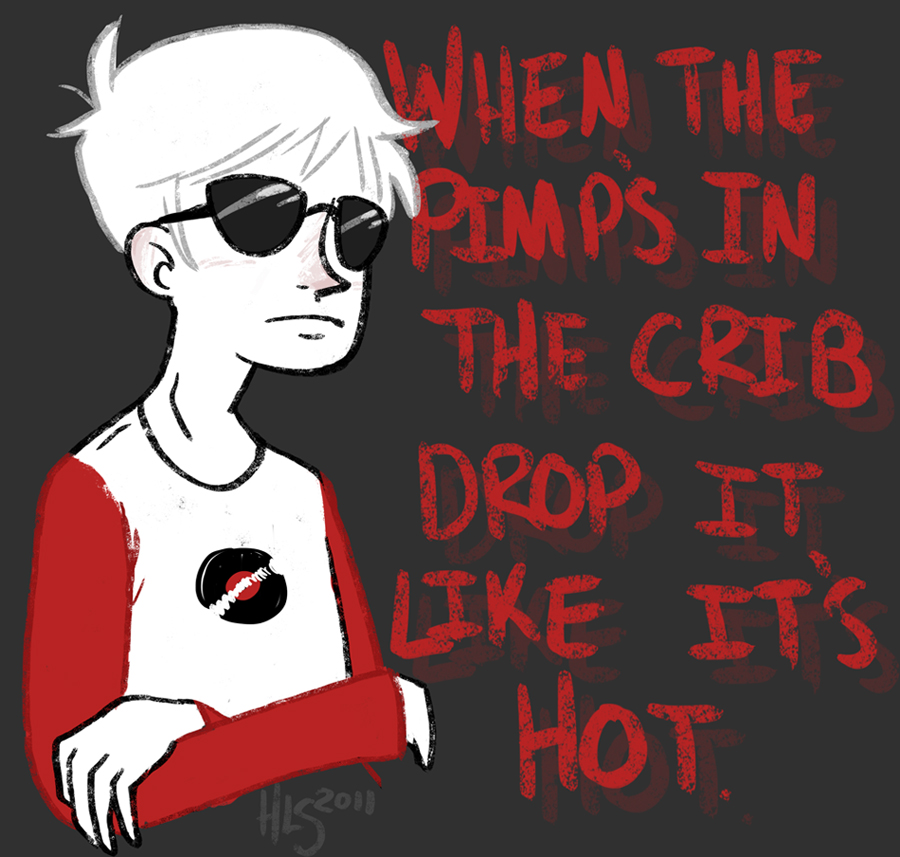 arms_crossed dave_strider hanoodles lyricstuck red_baseball_tee snoop_dogg solo