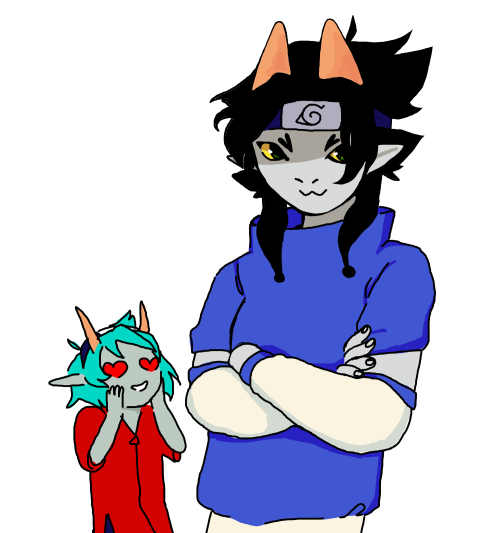 arms_crossed cosplay crossover deer-dearest heart naruto nepeta_leijon redrom scratch_and_sniff shipping terezi_pyrope