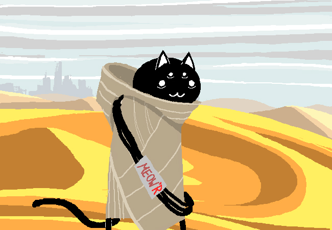 2009 2422_earth animal_ears anthro fullres fusion jaggy_lines mayor_sash meowcats solo sprite_mode string_cheeze wayward_vagabond wv