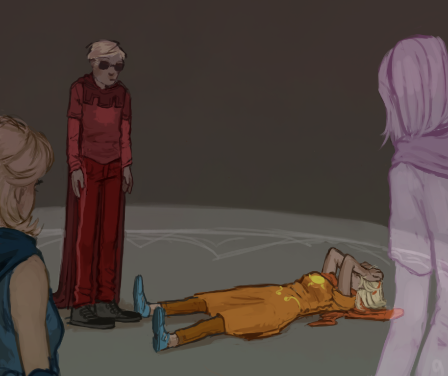 dave_strider godtier knight light_aspect multiple_personas no_mask panel_redraw pashfork rogue rose_lalonde rosesprite roxy_lalonde seer sprite time_aspect void_aspect
