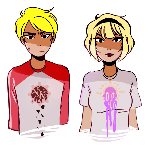 dave_strider no_glasses red_baseball_tee rose_lalonde siblings:daverose starter_outfit striderswag
