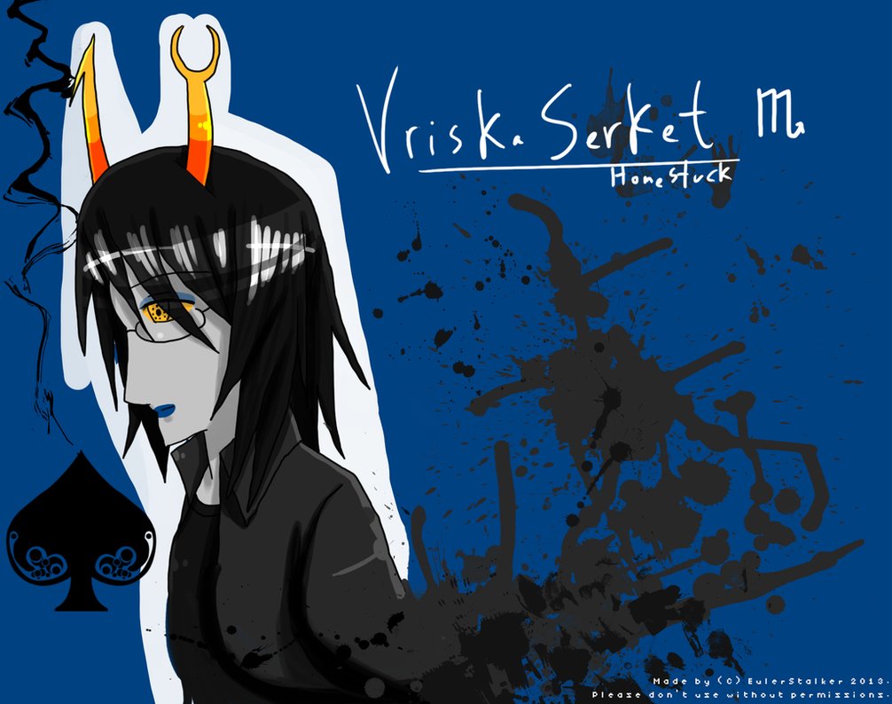 profile serket-xxi solo spade text vriska_serket zodiac_symbol