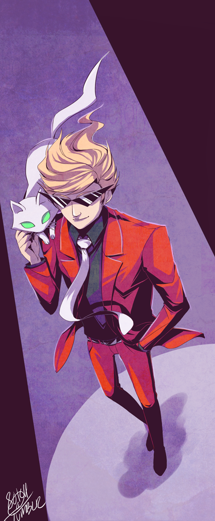 801ch crossover dirk_strider ghost_trick god_cat high_angle