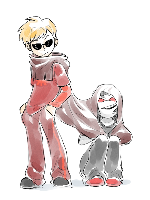 coolkids dave_strider fire-cycle godtier knight request shipping sitting terezi_pyrope time_aspect