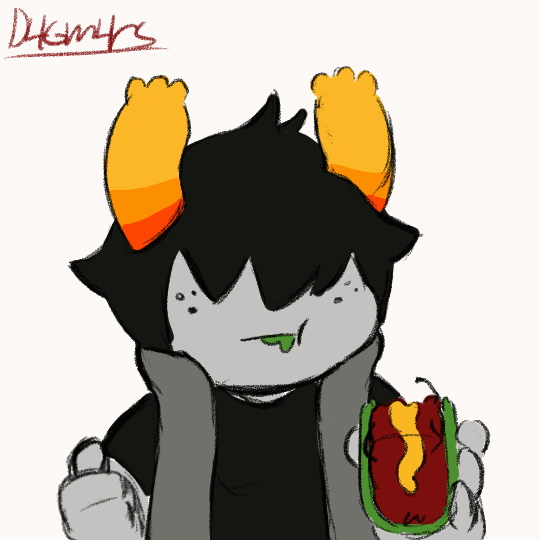 animated dagmars diemen_xicali food hiveswap oblong_meat_product solo thumbs_up