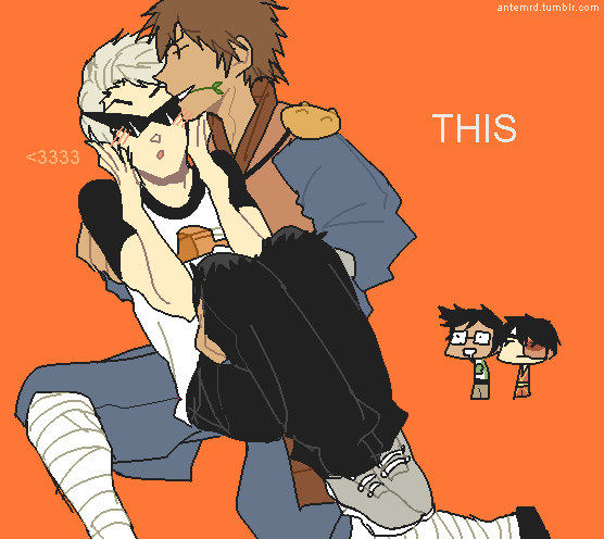 antemrd avatar_the_last_airbender carrying crossover dirk_strider heart jake_english redrom shipping