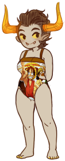 one_piece punstuck request rule63 solo spacey swimsuit tavros_nitram transparent