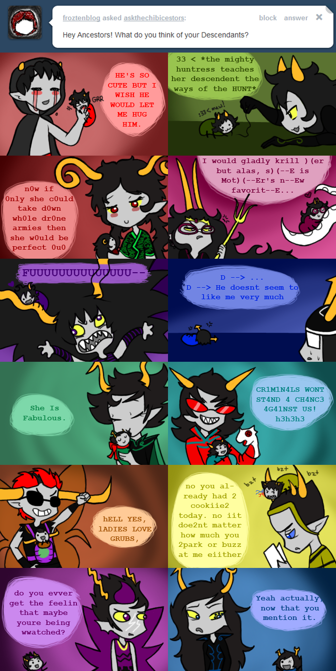 2011 alternians amporas ancestor_cast ancestors aradia_megido ask captors comic crying equius_zahhak eridan_ampora expatriate_darkleer feferi_peixes fullres gamzee_makara gl'bgolyb glasses_added grand_highblood grubs heart her_imperious_condescension imperial_trident kanaya_maryam karkat_vantas leijons lusus makaras marquise_spinneret_mindfang maryams megidos neophyte_redglare nepeta_leijon nitrams no_glasses no_hat orphaner_dualscar peixeses psionics pyropes scars serkets sollux_captor starter_outfit supercatgirl tavros_nitram terezi_pyrope text the_disciple the_dolorosa the_handmaid the_psiioniic the_sufferer the_summoner vantases vriska_serket word_balloon zahhaks