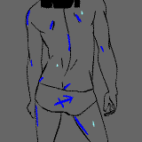 animated back_angle equius_zahhak gonnaslapabitch head_out_of_frame highlight_color lineart solo undergarments zodiac_symbol