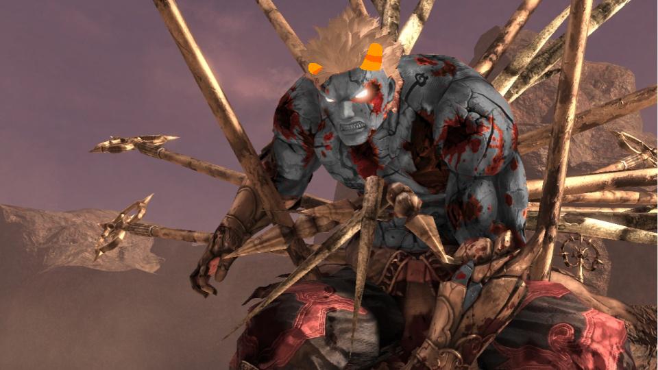 1s_th1s_you ancestors asura's_wrath blood crossover image_manipulation solo source_needed sourcing_attempted the_sufferer
