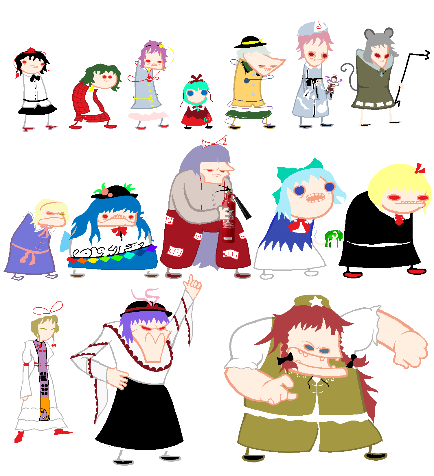 biscuits bq cans clover crossover crowbar die doze eggs felt fin image_manipulation itchy matchsticks quarters sawbuck snowman sprite_mode stitch touhou trace