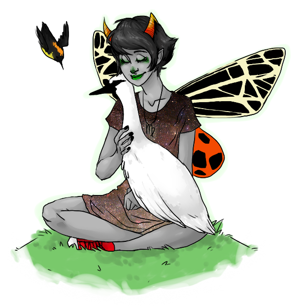 animals godtier kanaya_maryam non_canon_design sitting solo source_needed sourcing_attempted wings_only