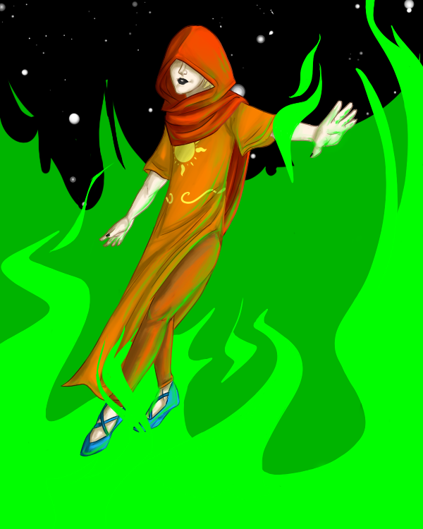 alyssa godtier green_sun light_aspect rose_lalonde seer solo