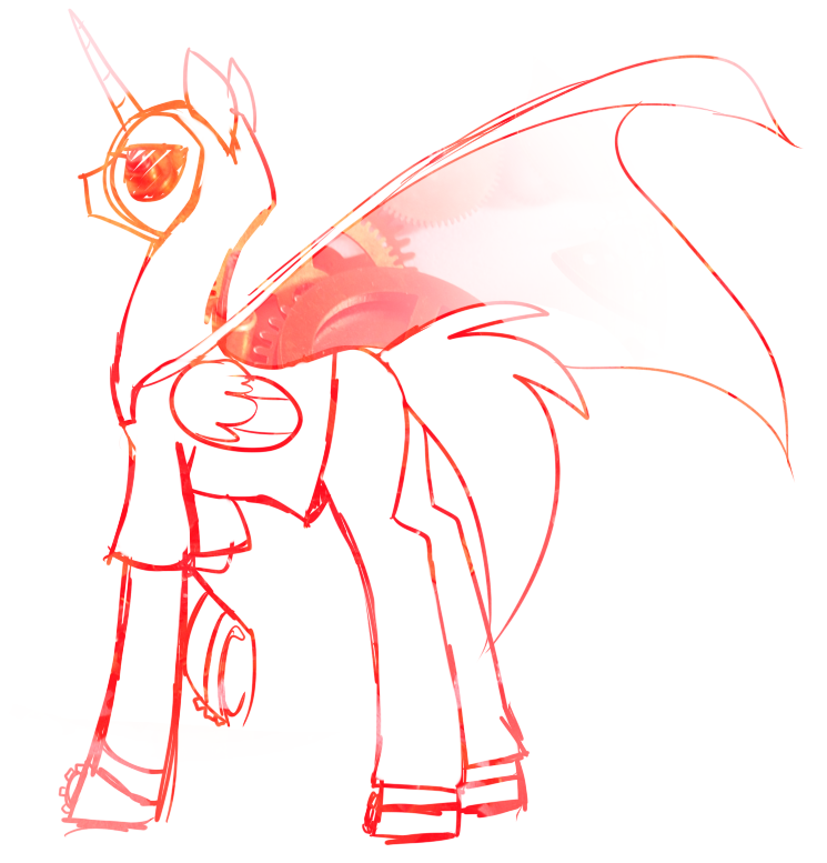 crossover dave_strider deleted_source godtier knight limited_palette lineart my_little_pony ponified solo