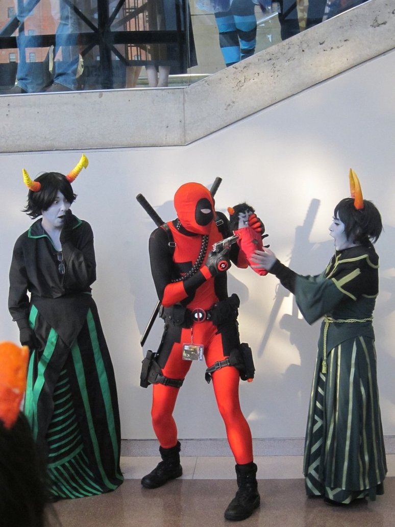 ancestors cosplay crossover deadpool grubs marvel real_life the_dolorosa the_sufferer