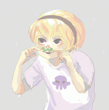 animated panel_redraw rose_lalonde solo suggestive_eyebrows w_magnet