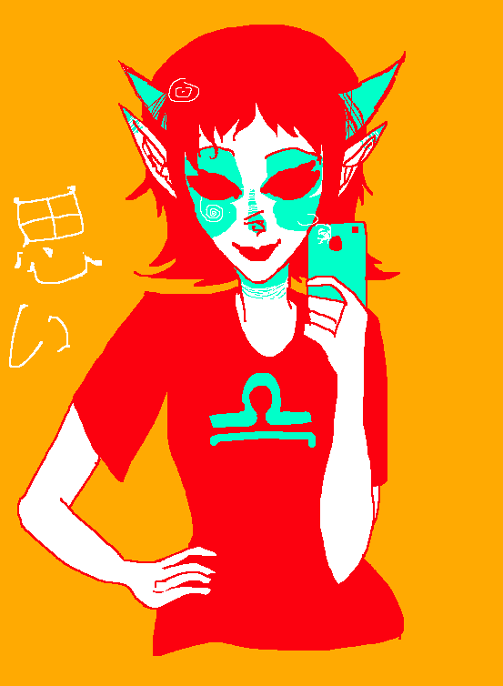 camera limited_palette no_glasses selfie solo source_needed terezi_pyrope