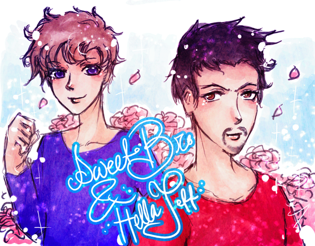 2011 animestuck diluviennes flowers hella_jeff pastiche sweet_bro sweet_bro_and_hella_jeff text this_is_stupid