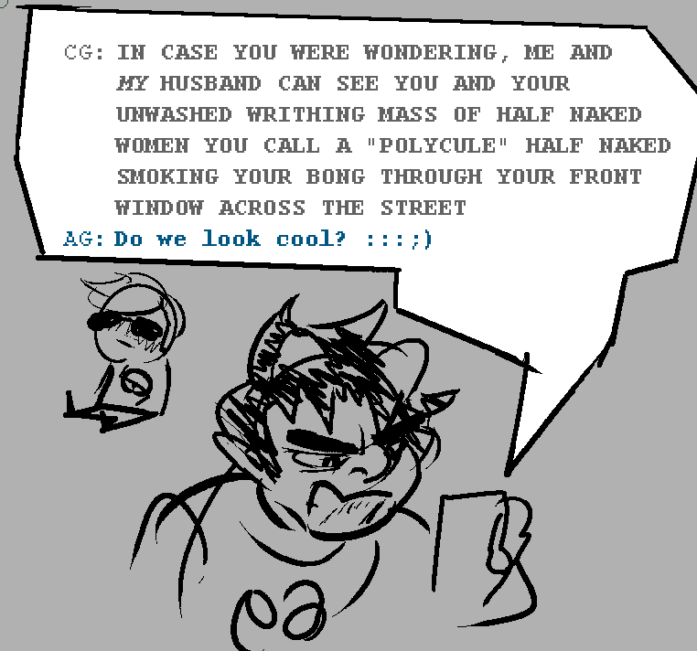 2022 blue_rose bluesclues blush con_heir dave_strider drug_use fullres grimdorks jaggy_lines juney-blues karkat_vantas magic_dragon multishipping pesterlog phone red_knight_district scourge_sisters shipping starter_outfit text vriska_serket wonk word_balloon