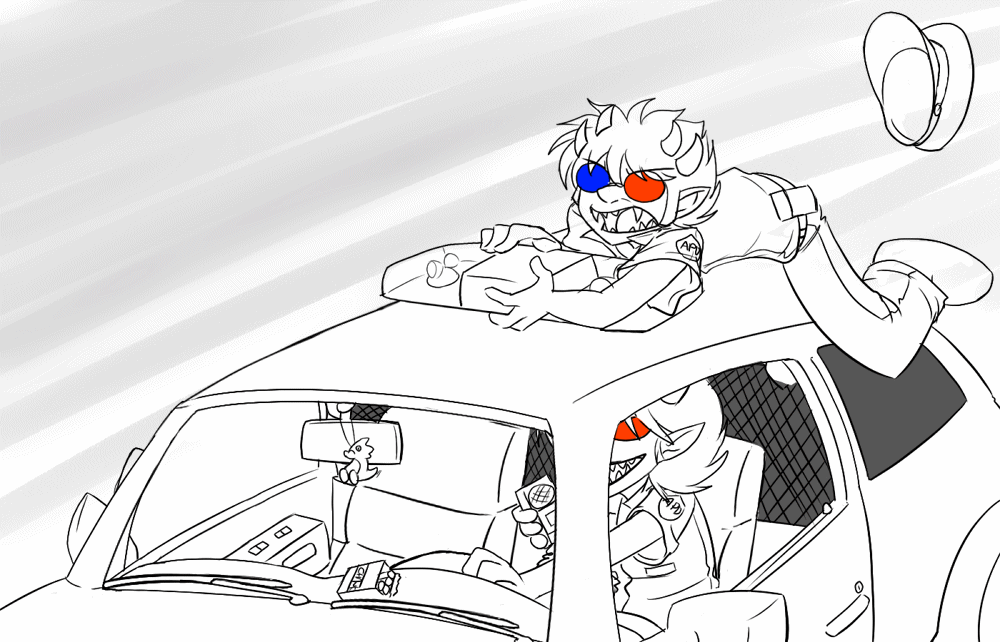 animated car deeum epilepsy_warning highlight_color psionics scalemates sollux_captor terezi_pyrope trollcops