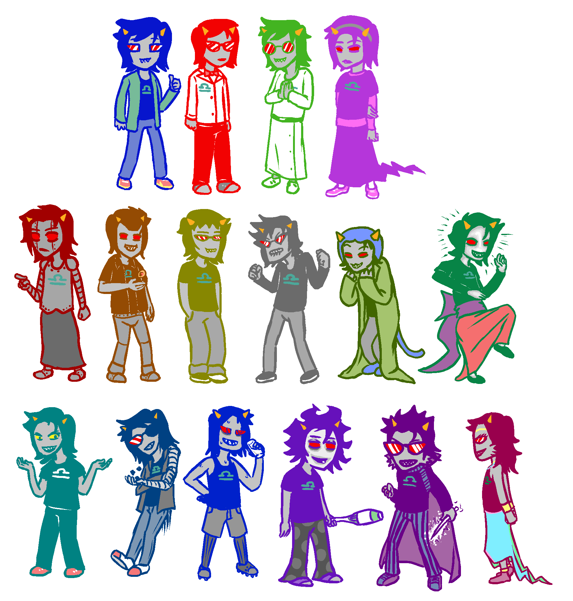 artificial_limb black_squiddle_dress cat_hat clothingswap cosplay deleted_source deuce_clubs empiricist's_wand fluorite_octet glassesswap huge john's_vriska_outfit marina-stalker multiple_personas no_glasses puppet_tux rainbow_drinker robot seeing_terezi solo starter_outfit terezi_pyrope thumbs_up