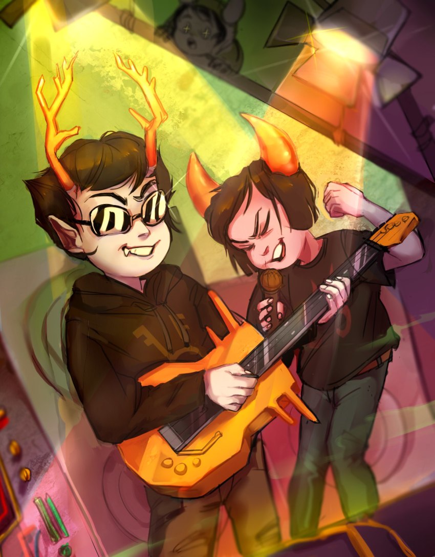 bass dammek fake_horns hiveswap instrument joey_claire linde-enge microphone xefros_tritoh