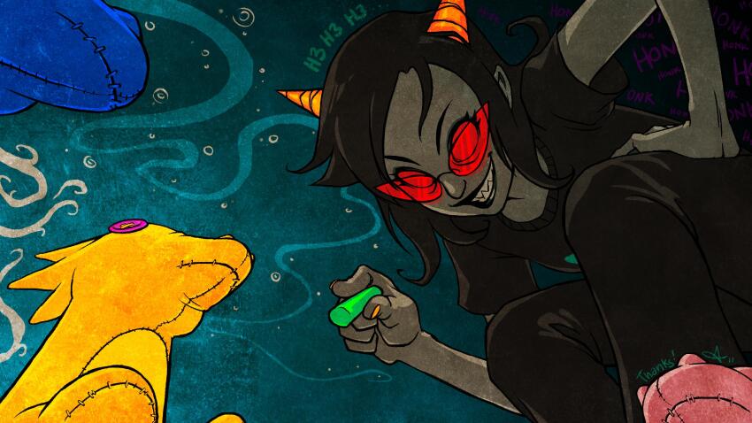 chalk deleted_source high_angle honk lemonsnout scalemates solo source_needed starter_outfit terezi_pyrope text wallpaper