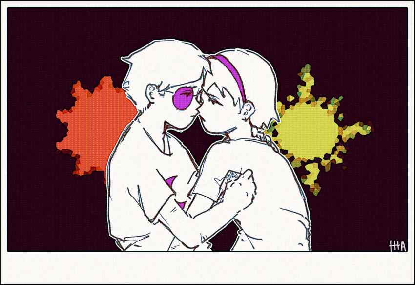 2025 aspect_symbol dave_strider dersecest dreamself fullres hug incest light_aspect near_kiss pajamas profile redrom rose_lalonde shipping time_aspect turbidturbidturbid