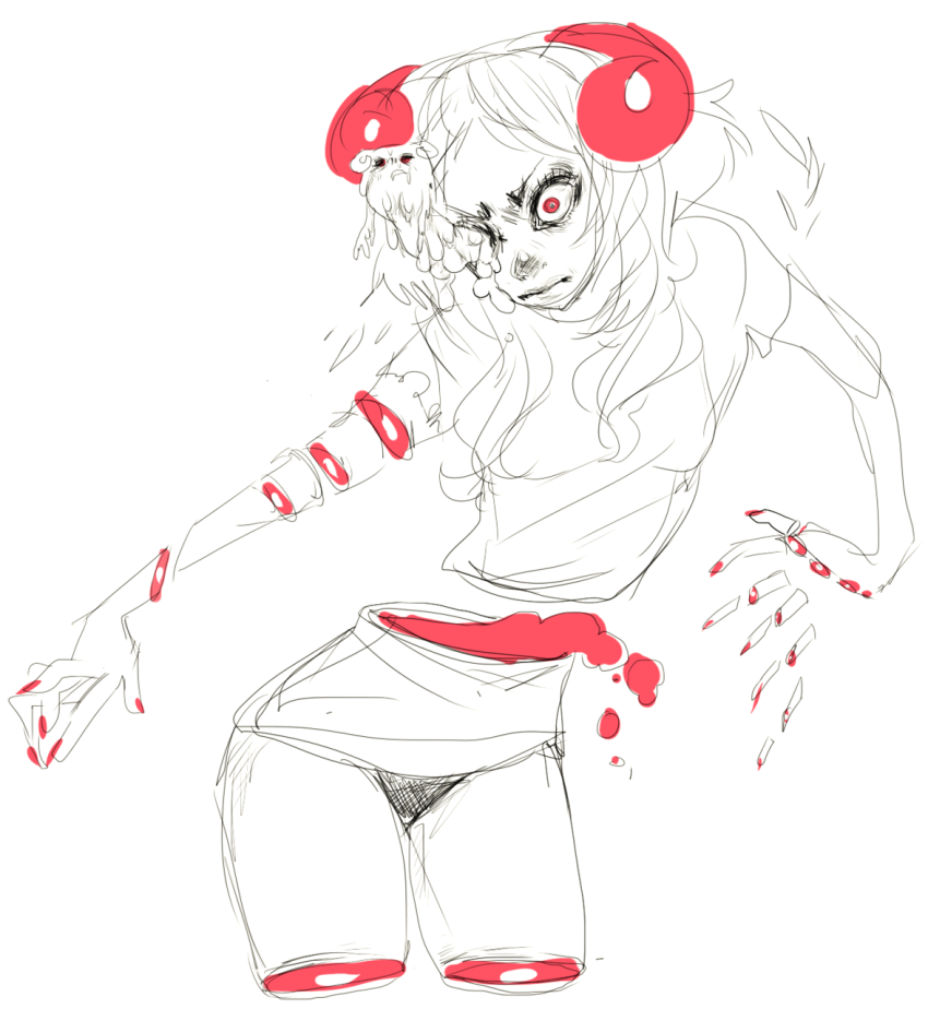 aradia_megido blood costly eyesquick gore highlight_color ohgodwhat solo