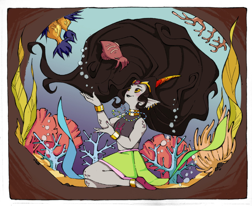 2022 cuttlefish feferi_peixes gallowsc no_glasses solo starter_outfit underwater