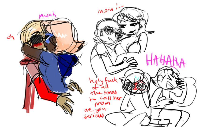 blush dave_strider godtier incest kiss knight parent_trap redlament redrom rogue roxy_lalonde shipping time_aspect undergarments void_aspect