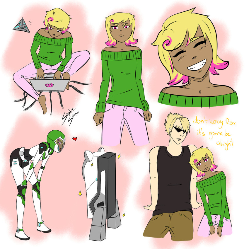 casual crossover dirk_strider roxy_lalonde sophiestaar voltron