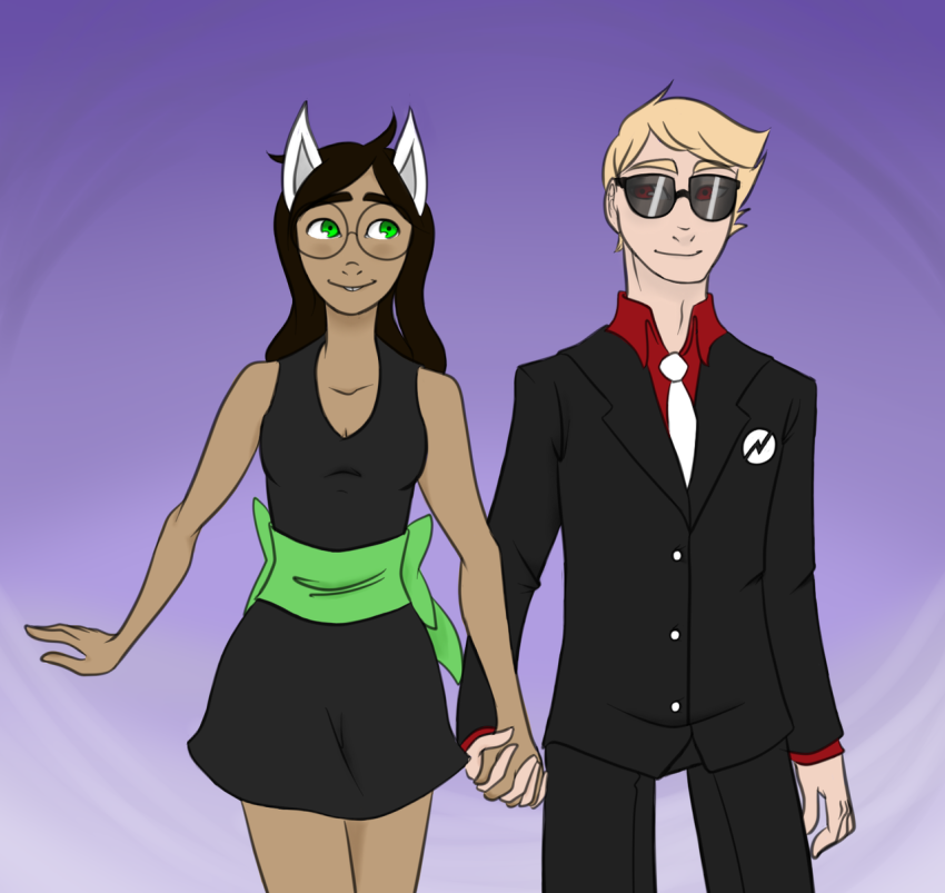 dave_strider dogtier four_aces_suited jade_harley red_baseball_tee shipping spacetime