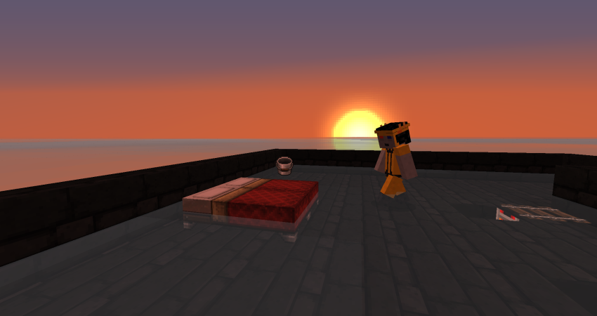 3d ancestors bed bucket crossover minecraft shazam14 solo source_needed sunset the_psiioniic