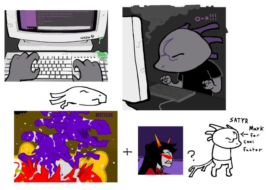 2024 computer fiduspawn fullres homestuck:_beyond_canon horsaroni host_plushie ly'lac ly'lac's_reclusehollow nymphs optimus-rhyme profile reclusehollow satyrified speculative_design terezi_pyrope text
