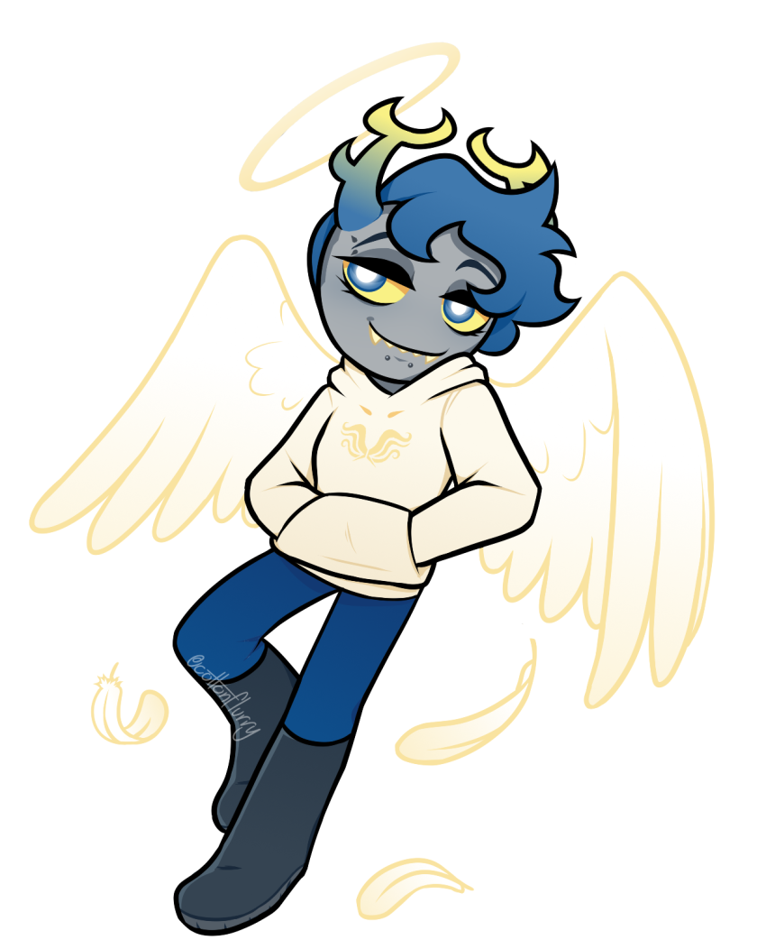 2023 aspect_hoodie body_modification cottonflurry elwurd hiveswap hope_aspect solo transparent wings_only