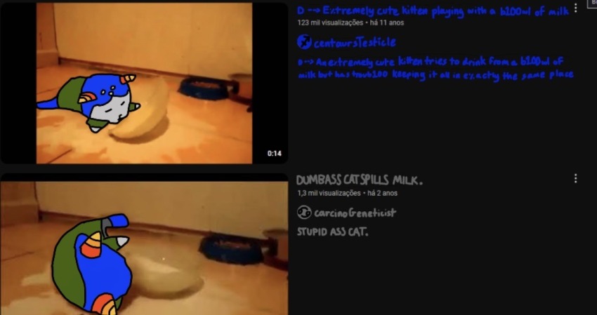 1s_th1s_you 2025 animalstuck cat_hat equius_zahhak fullres image_manipulation karkat_vantas meme meowrails native_source nepeta_leijon palerom scoundrellyfeline shipping starter_outfit text youtube