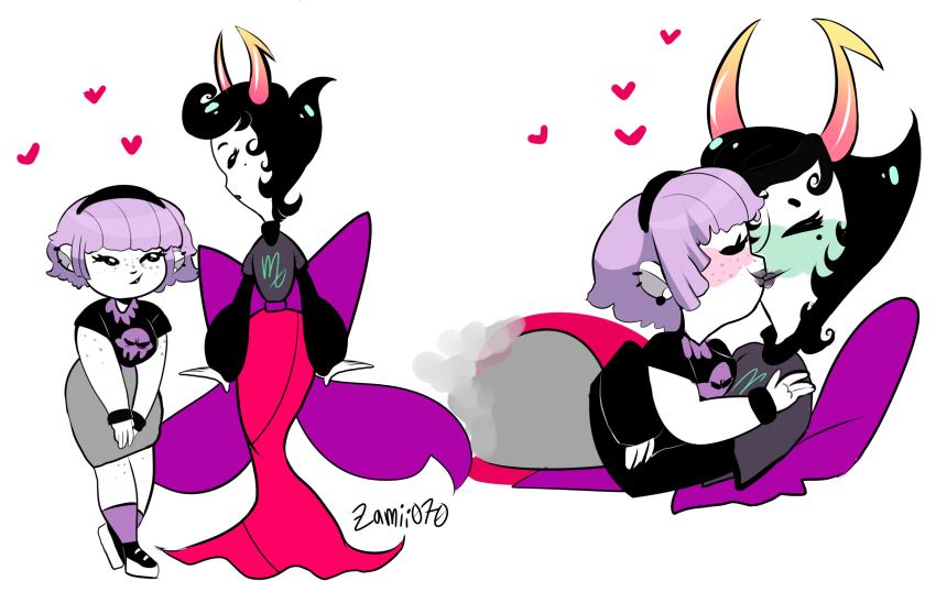 2014 blush body_modification freckles fullres gash_sash heart kanaya_maryam kiss redrom rose_lalonde rosemary shipping starter_outfit zamii070