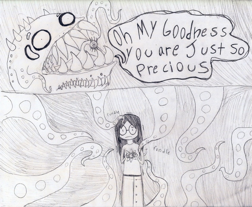 2010 comic fullres grayscale greyhare13 horrorterrors jade_harley starter_outfit text word_balloon