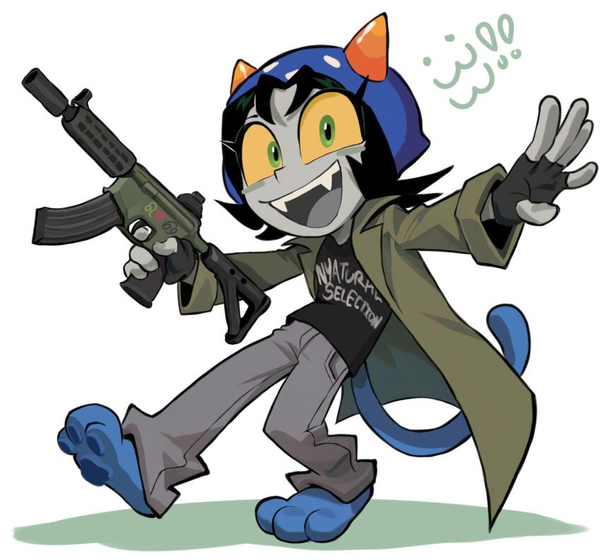 ! 2025 blush casual cat_hat emoticon fawken fullres heart katnep nepeta_leijon rifle shipping solo starter_outfit text zodiac_symbol
