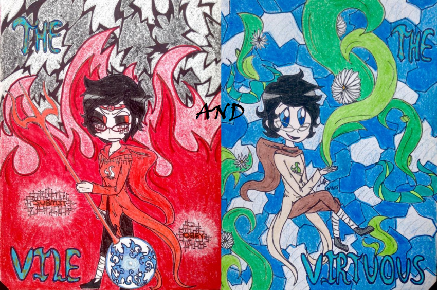 2015 aspect_powers crocker_corruption crocker_war_fork flowers fullres godtier jane_crocker kamikal life_aspect maid multiple_personas solo text tiaratop