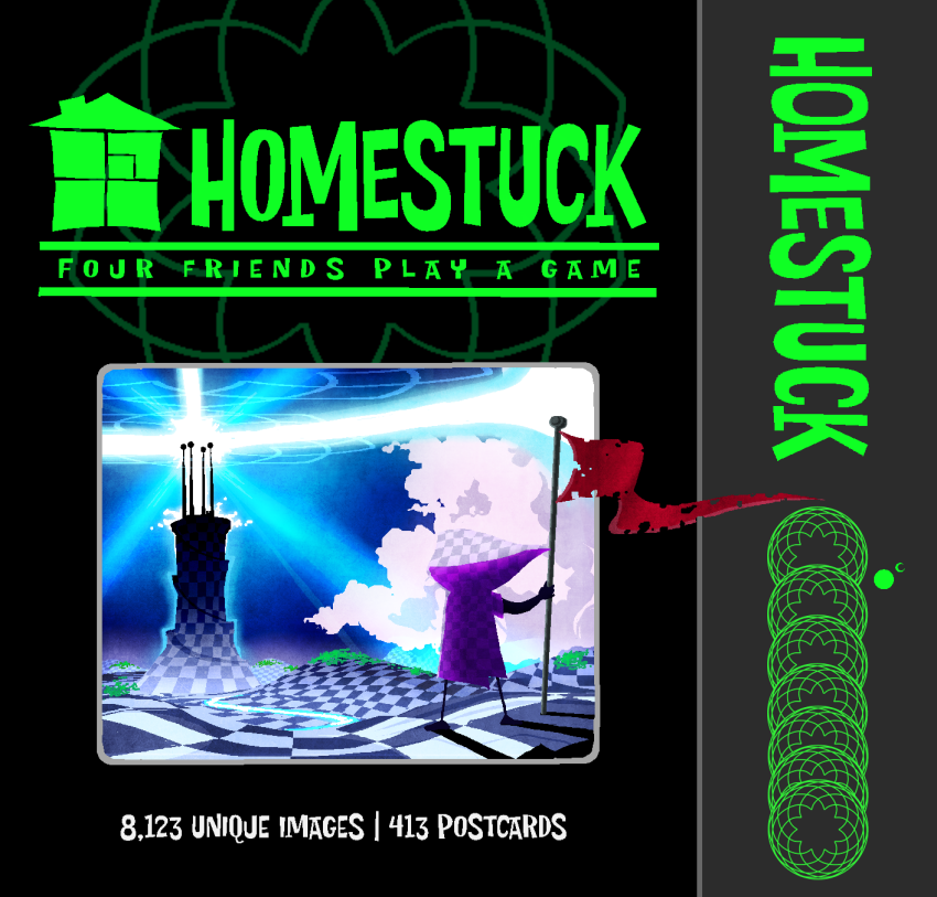 2023 back_angle battlefield clouds fanfic_art flag fullres jaggy_lines karkat_goes_to_a_convention quest_bed solo spirograph text the_word_homestuck toreodere warweary_villein wv