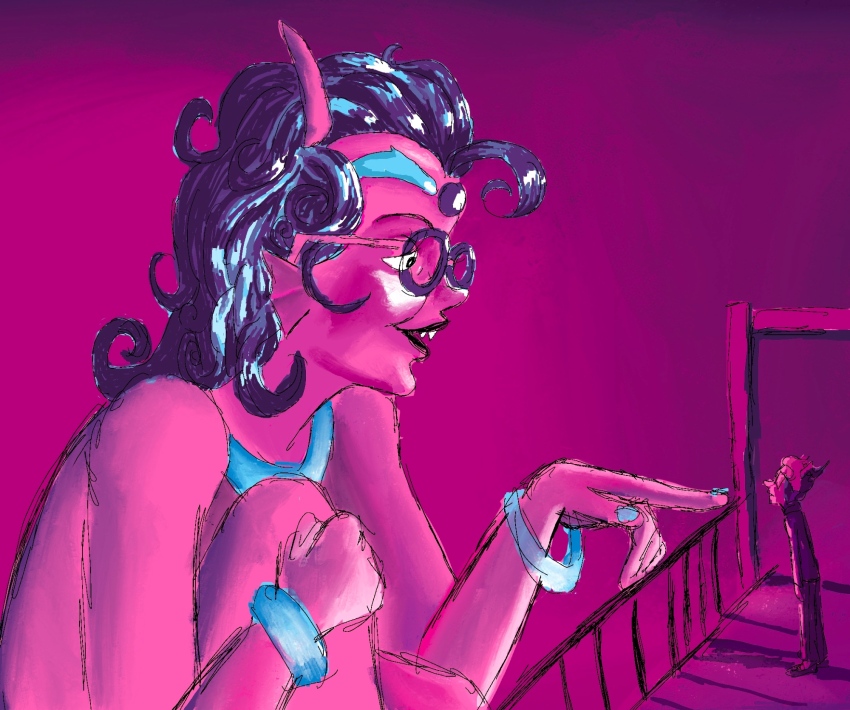 2025 blade_runner eridan_ampora eriferi feferi_peixes fullres gooseyisaweirdo highlight_color meme monochrome size_difference starter_outfit