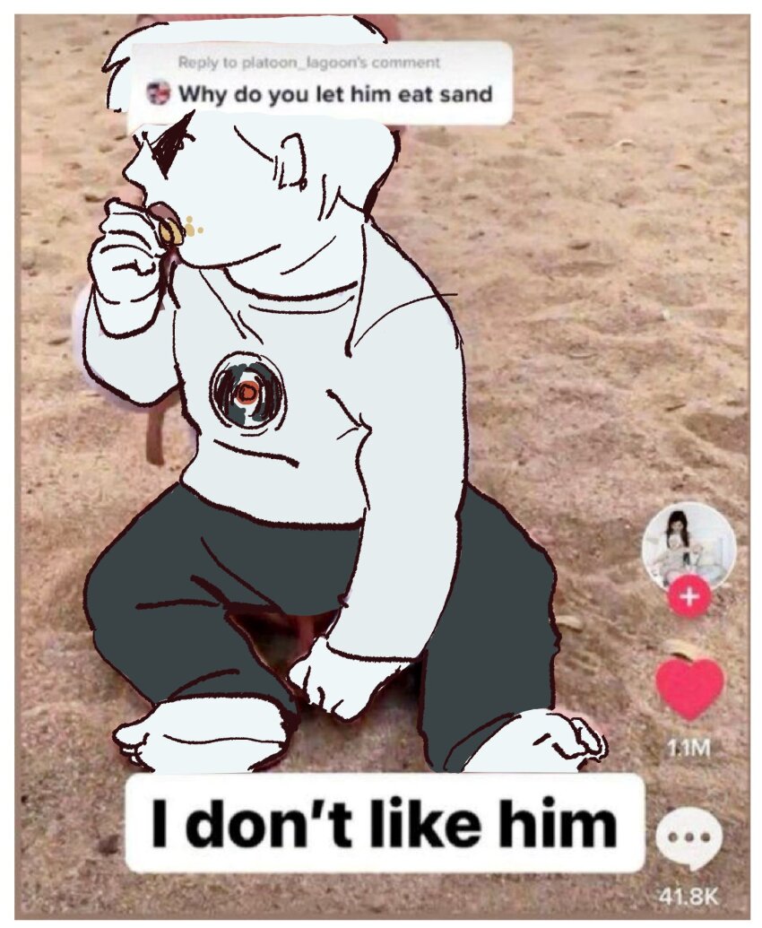 2025 auureliuss babies barefoot dave_strider fullres heart image_manipulation meme solo starter_outfit text tiktok