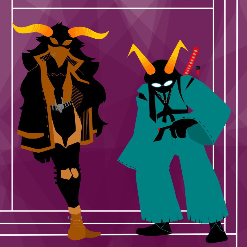 2020 ageswap fashion fullres hiveswap mask perpetuallymoody silhouette skylla_koriga sufferer_necklace tasseled_sword tegiri_kalbur