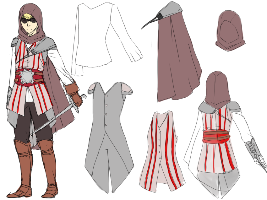 assassin's_creed character_sheet crossover dave_strider sangcoon solo weapon