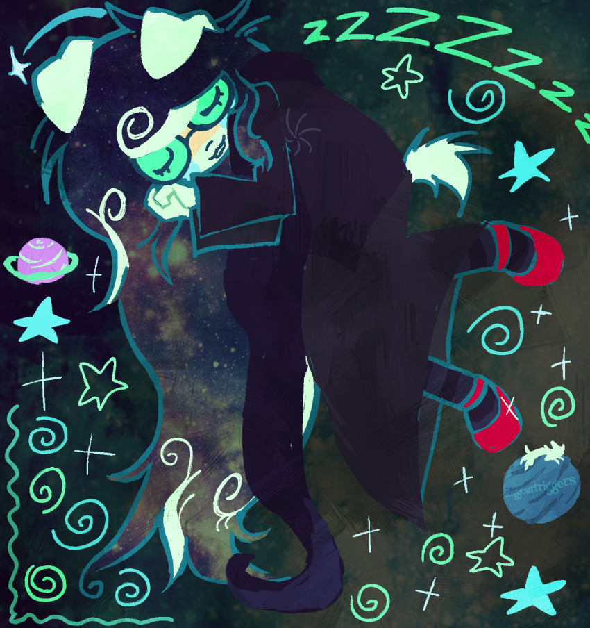 2026 cronusparty dogtail dogtier fullres godtier jade_harley planets sleeping solo space_aspect stars witch