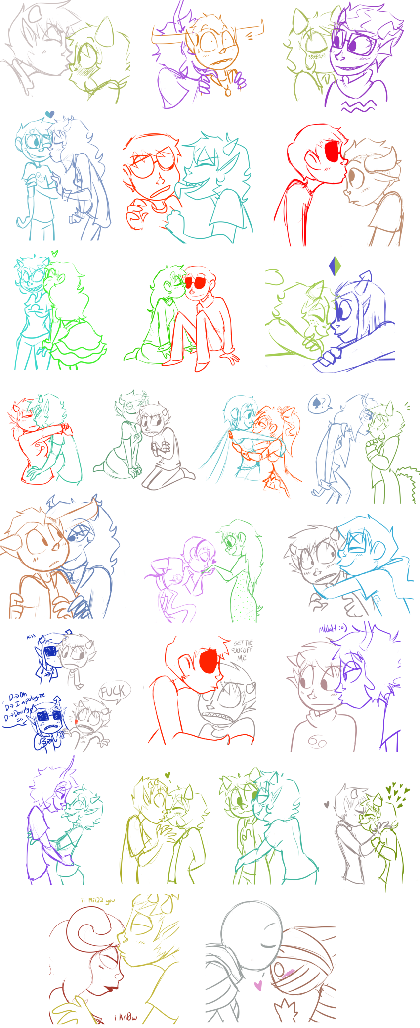 2spooky 3_in_the_morning_dress :o) adorabloodthirsty aradia_megido aradiabot art_dump beta_kids black_squiddle_dress blackrom blind_rage bloody_maryam blush breath_aspect catfish checkmates communism con_heir coolkids dave_strider diamond dress_of_eclectica equius_zahhak eridan_ampora fraymotif freckles gamzee_makara godtier guns_and_roses headshot heart heir hug jade_harley john_egbert kanaya_maryam karkat_vantas katnep kiss kneeling lemon_lime licking madoka_magica meowrails nepeta_leijon no_glasses no_hat palerom pbj peregrine_mendicant pm red_knight_district redrom rose_lalonde rule63 s'mores schrödinger scratch_and_sniff sherlock_hound shipping sitting smiling_eridan sollux_captor spacetime spade starter_outfit strongmad sweat tavriska tavros_nitram terezi_pyrope text tropicshipping vriska_serket wayward_vagabond wonk word_balloon wv