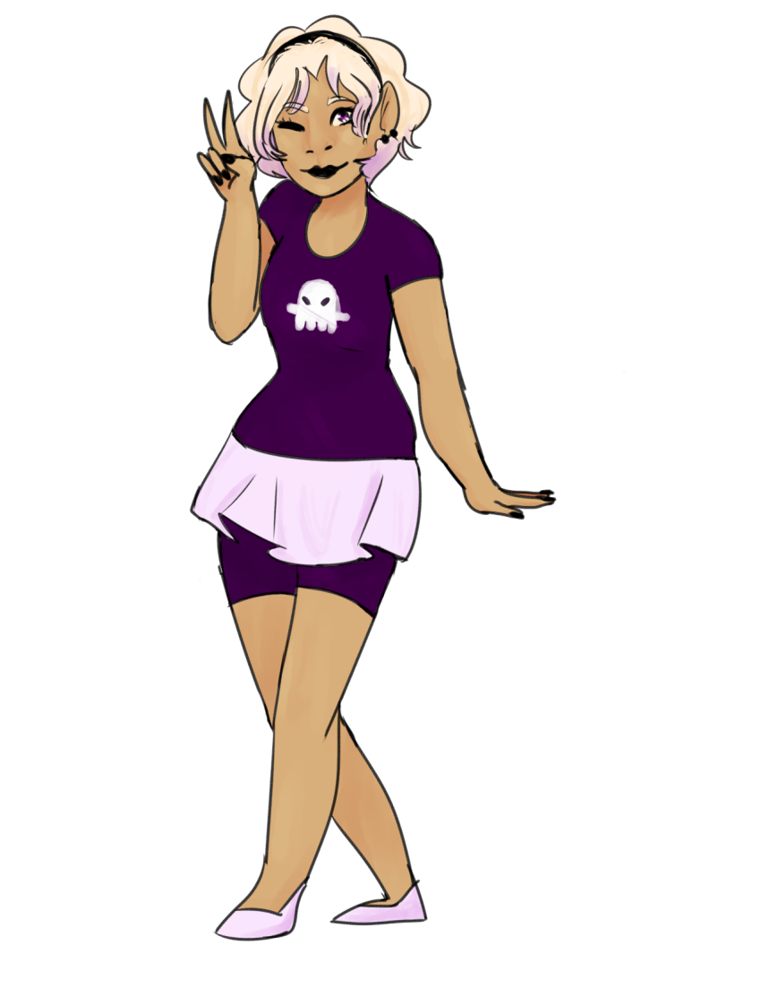 mauve_squiddle_shirt mlsws rose_lalonde solo starter_outfit transparent